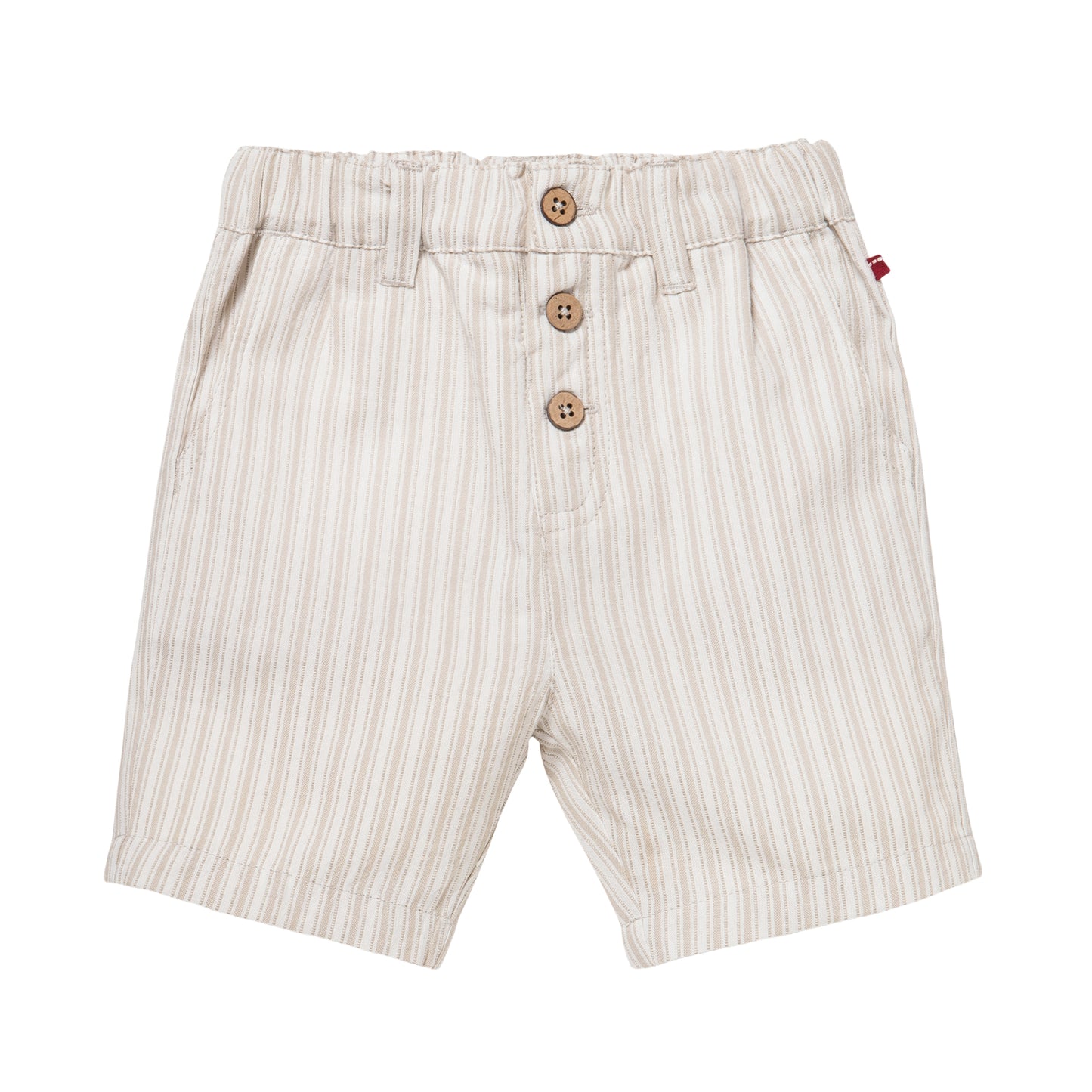 Shorts randiga beige