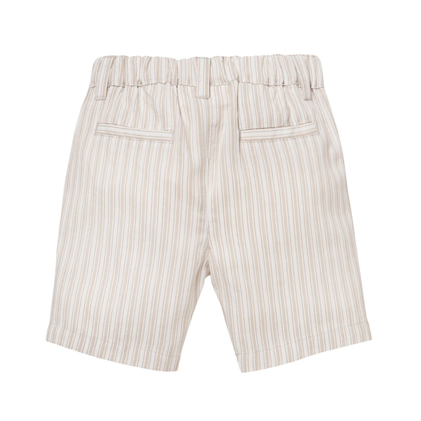 Shorts randiga beige