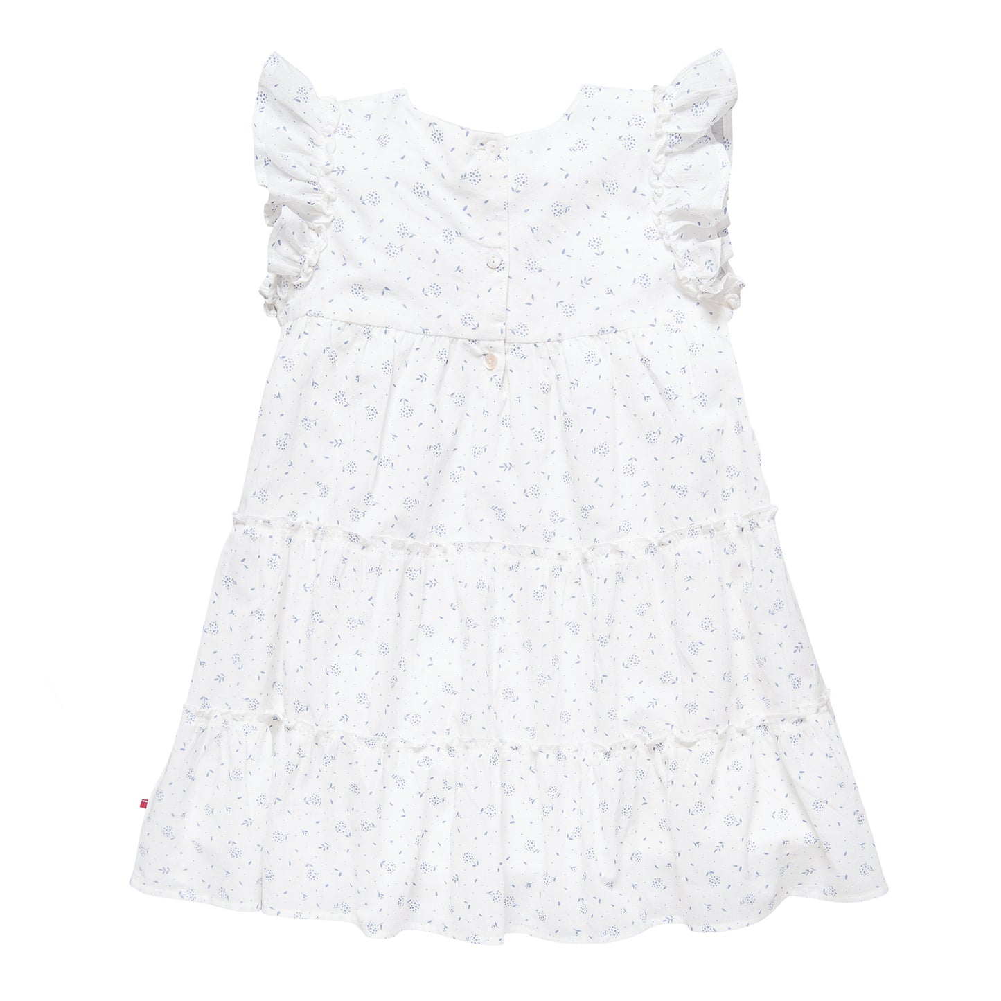 Sommarklänning vit med blommor