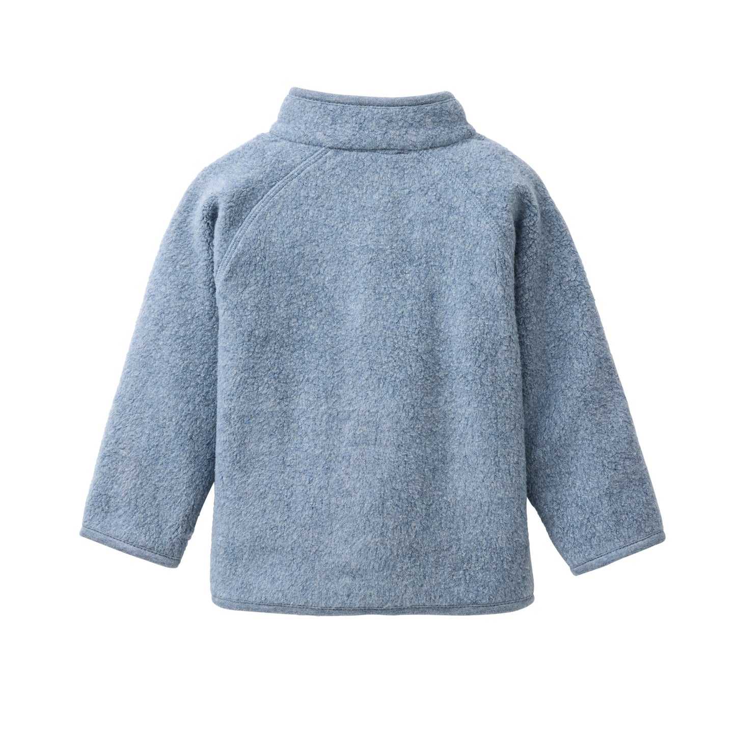 Jacka blå bomullsfleece