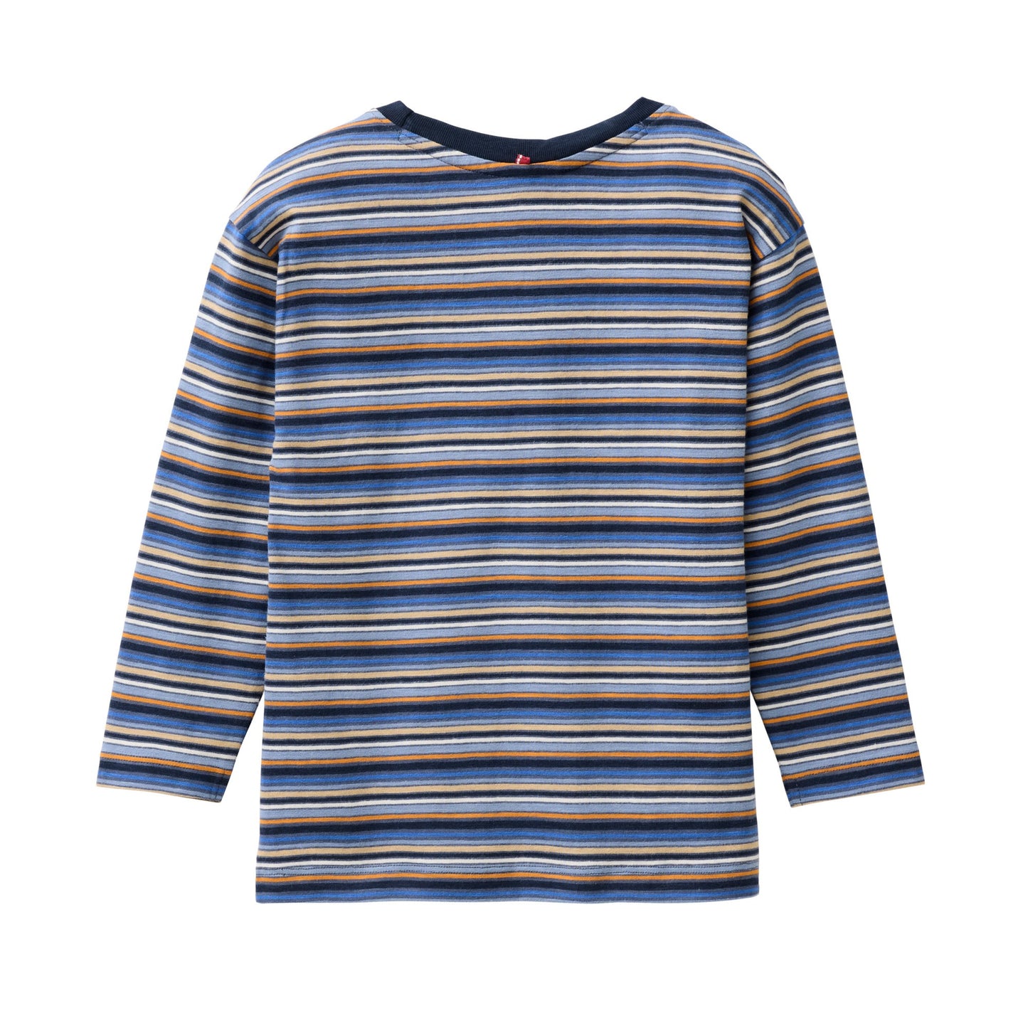 Långärmad t-shirt randig multifärgad