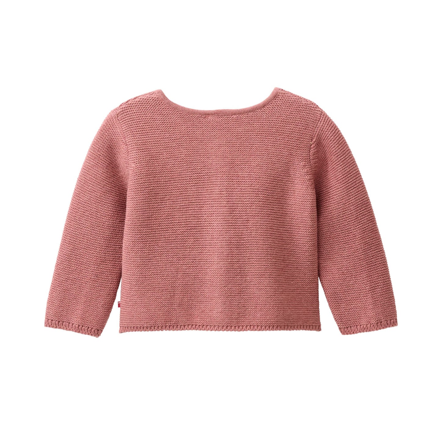 Mönsterstickad kofta bård