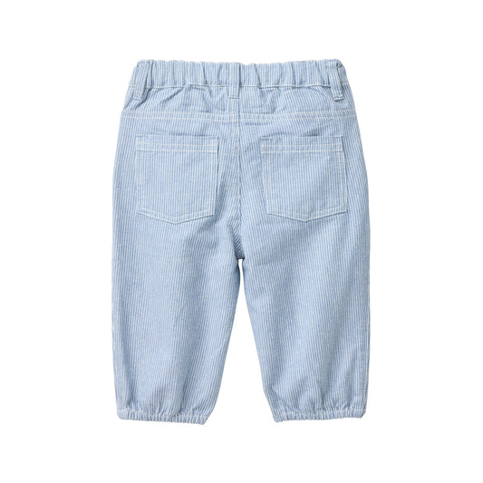 Jeans randiga med veck