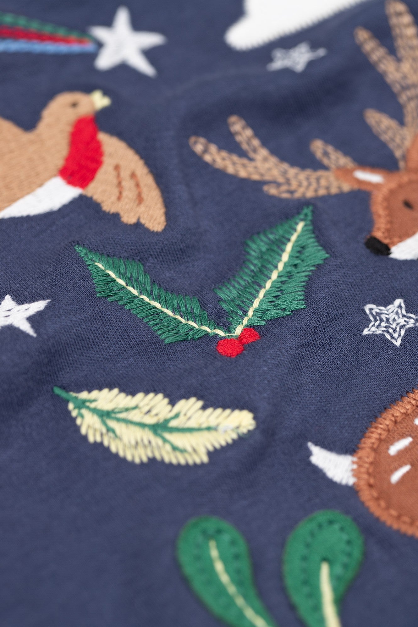 Långärmad t-shirt vintermotiv