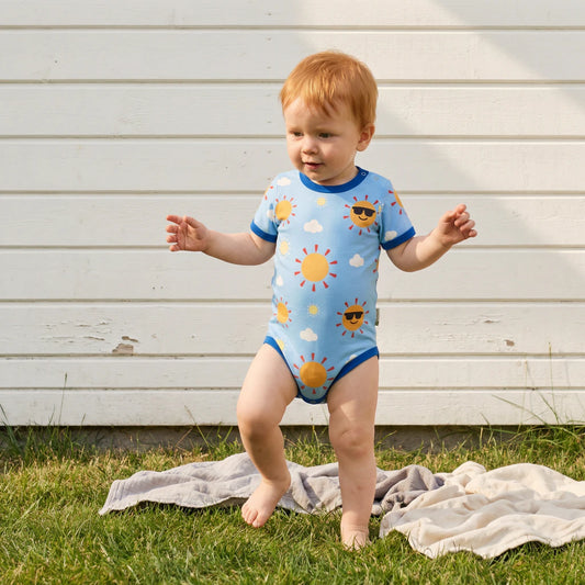 Kortärmad body solsken