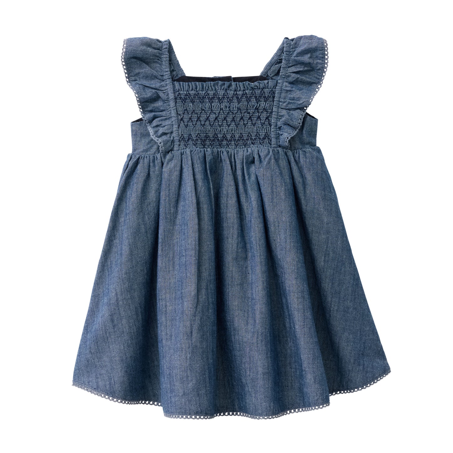 Jeansklänning för baby och barn i ekologisk bomull från People Wear Organic
