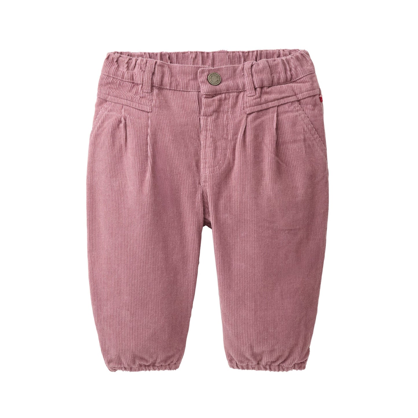 Ekologiska manchesterbyxor för barn i färgen mauve från People Wear Organic