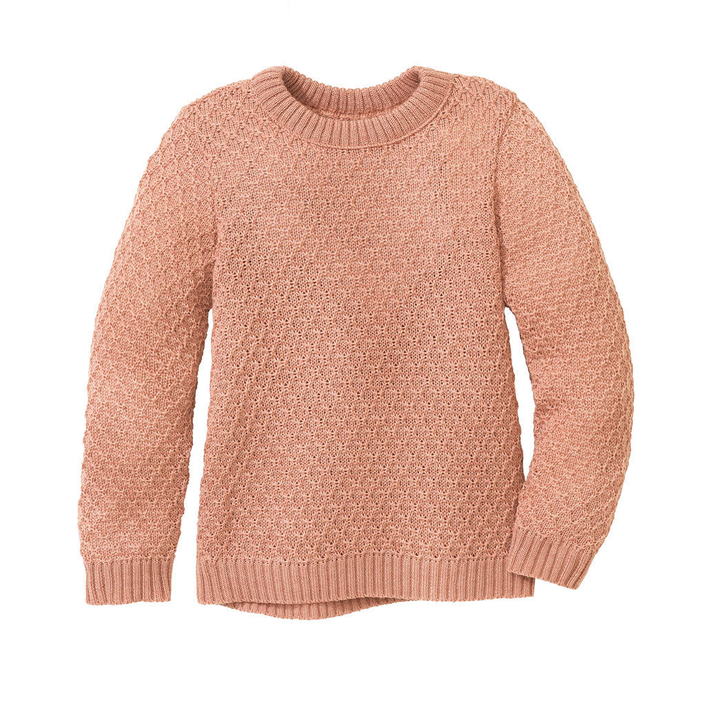 Disana ekologisk ulltröja för barn, rosé
