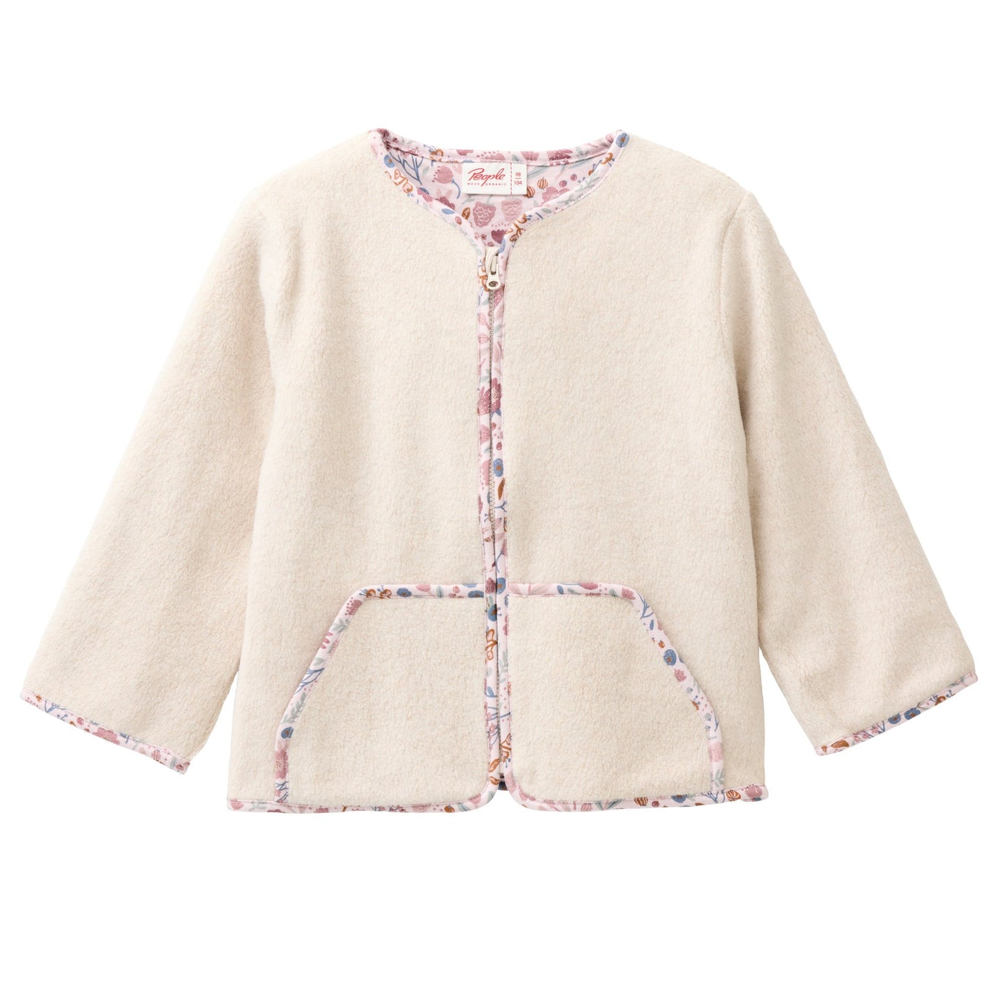 Fleecejacka för baby och barn i naturmaterial från People Wear Organic