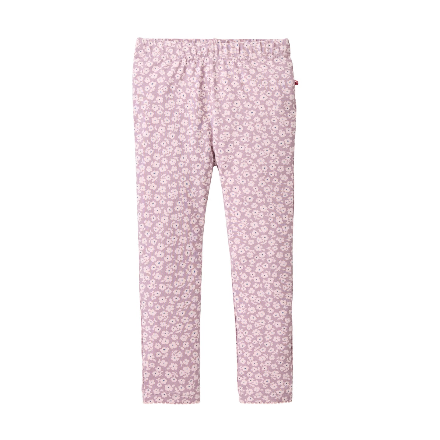 Ekologiska leggings för barn i småblommig bomullstrikå från People Wear Organic