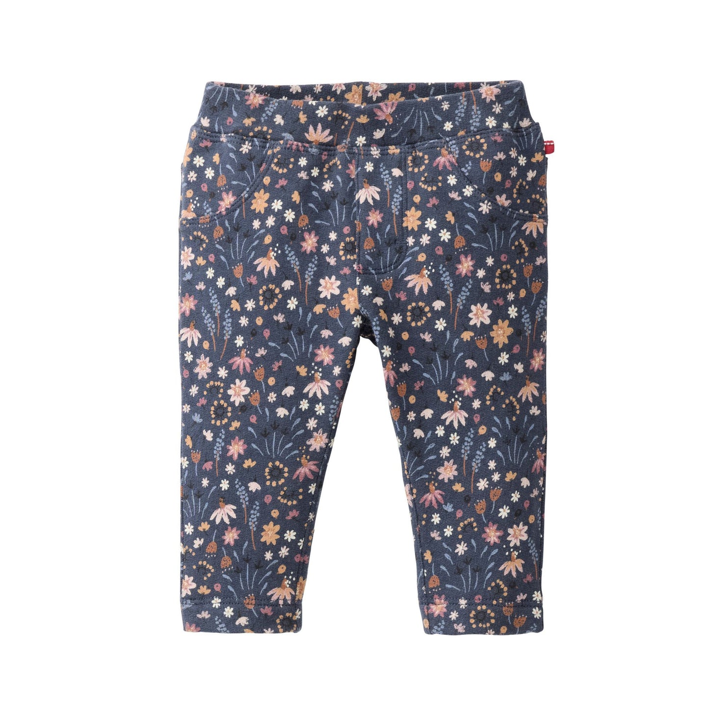 Ekologiska blommiga stretchbyxor för barn från People Wear Organic