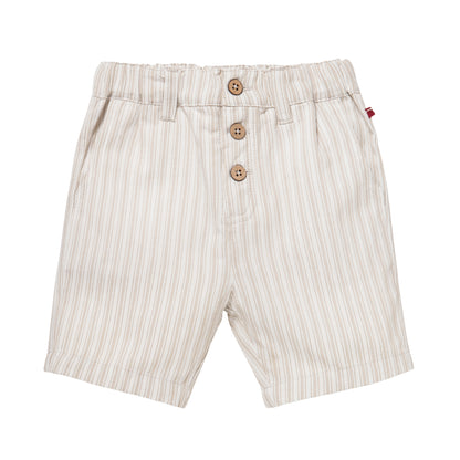 Shorts randiga beige