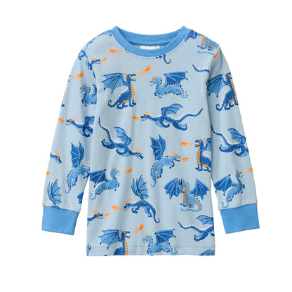 Pyjamas blå drakar