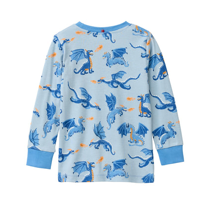 Pyjamas blå drakar