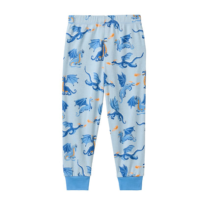 Pyjamas blå drakar