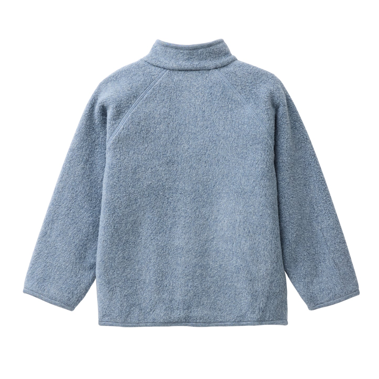 Jacka blå bomullsfleece