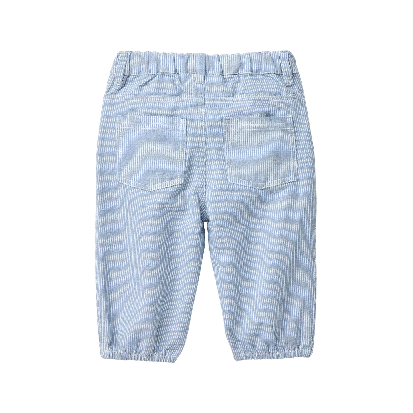 Jeans randiga med veck