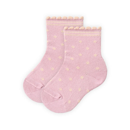 Strumpor 2-pack blommiga och prickiga