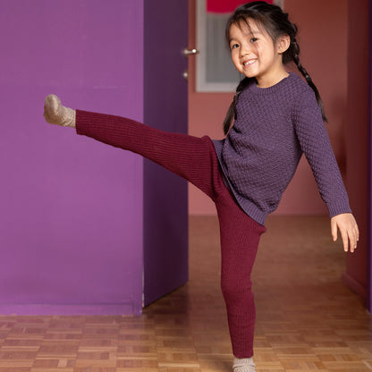 Ylleleggings stickade