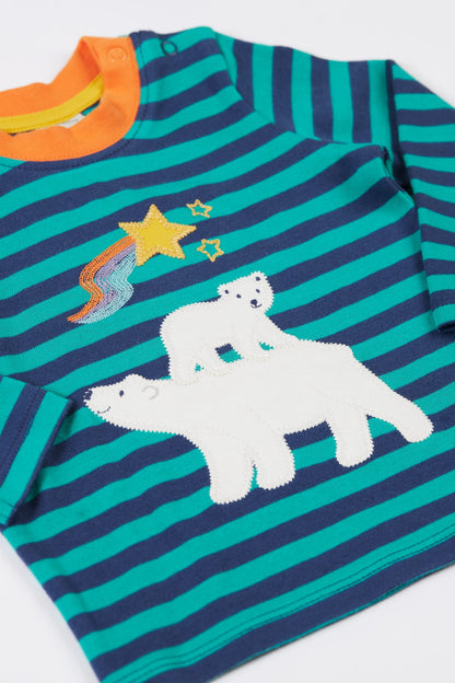 Långärmad t-shirt isbjörnar