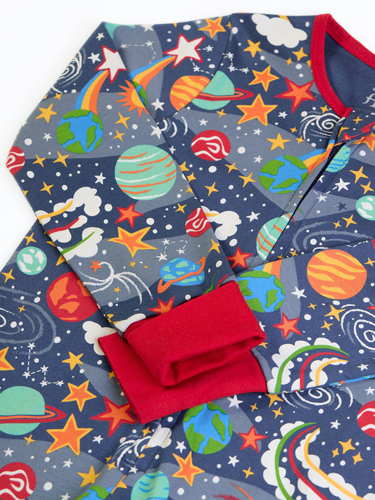 Pyjamas onesie rymd