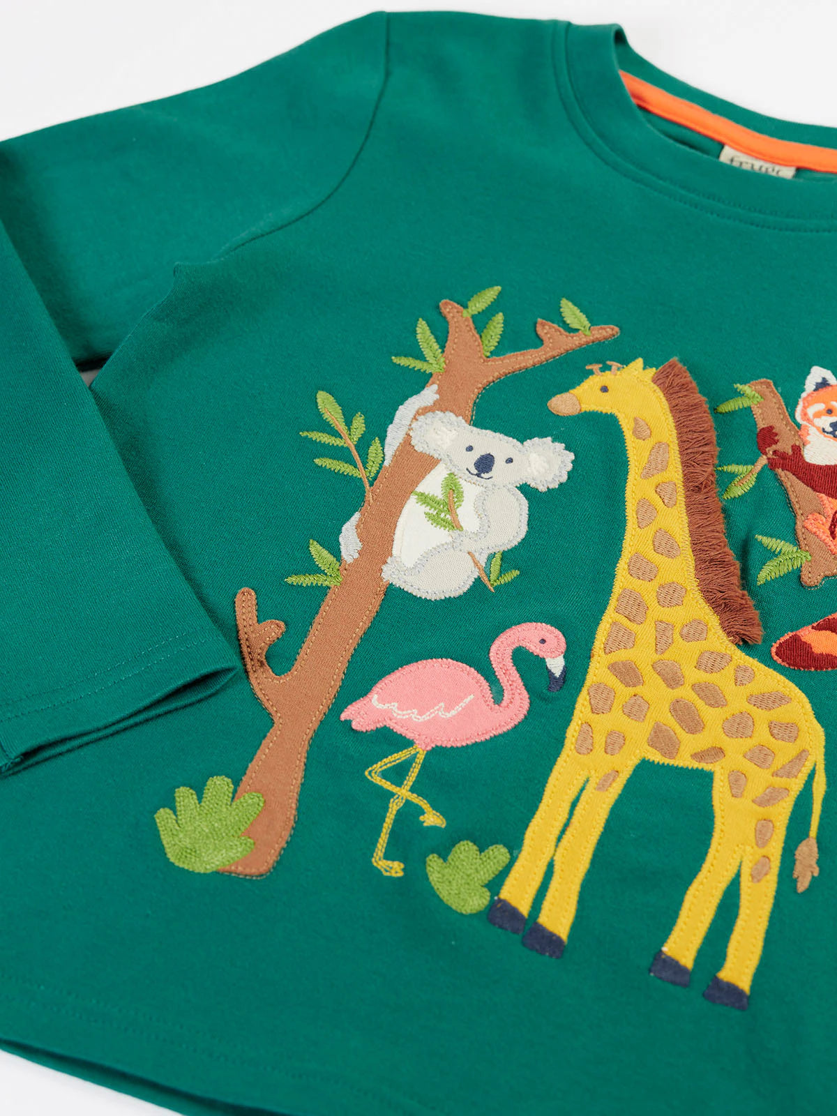 Långärmad t-shirt vilda djur