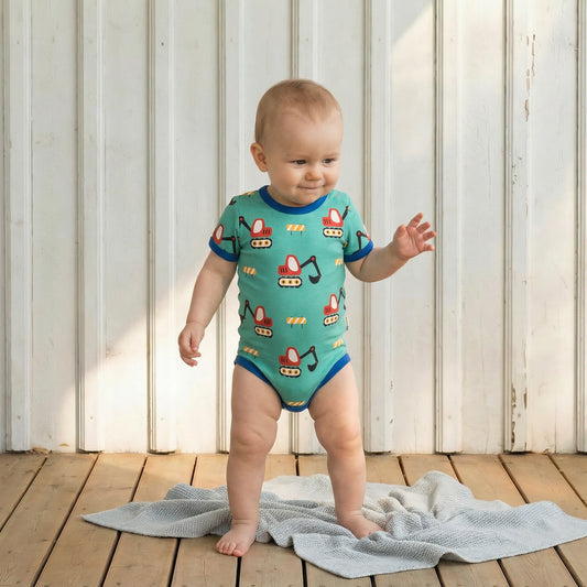 Kortärmad body grävmaskiner