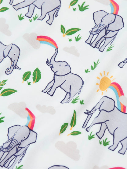 Babypyjamas elefanter