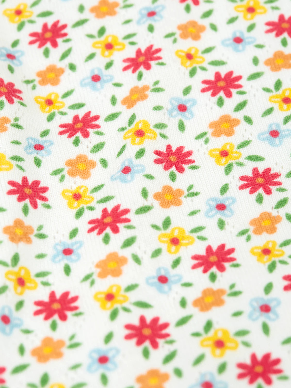 Pyjamas blommig pointelle