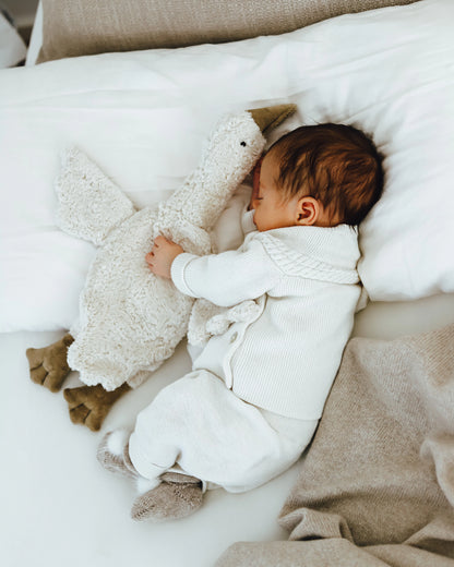 Gosedjur gås med värmekudde