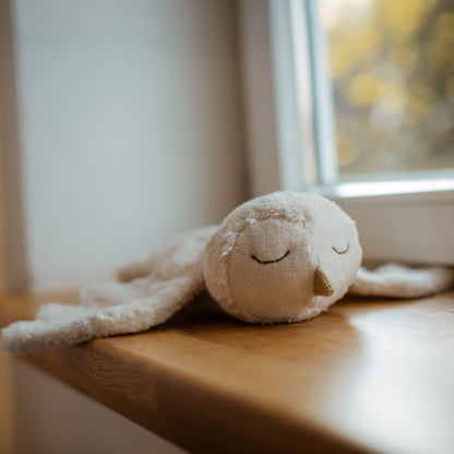 Gosedjur uggla med värmekudde