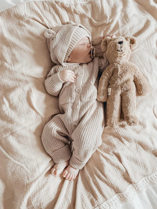 Gosedjur nalle mellan beige