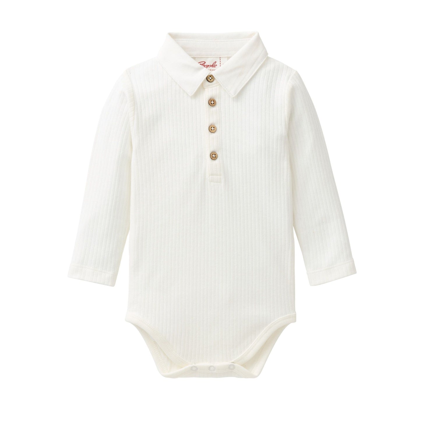Body med krage i ekologisk bomull från People Wear Organic