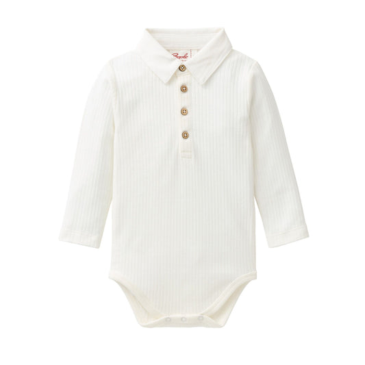 Body med krage i ekologisk bomull från People Wear Organic