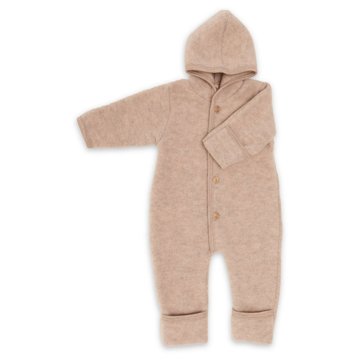 Ulloverall baby från Engel, sand