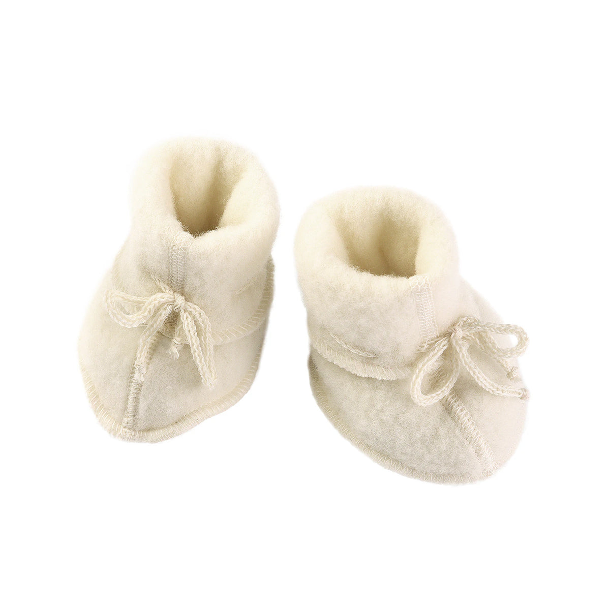 Babytossor i ekologisk ullfleece från Engel, natur
