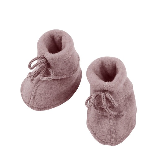 Babytossor i ekologisk ullfleece från Engel, rosa