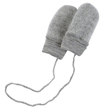 Babyvantar i ekologisk ullfleece från Engel, grå
