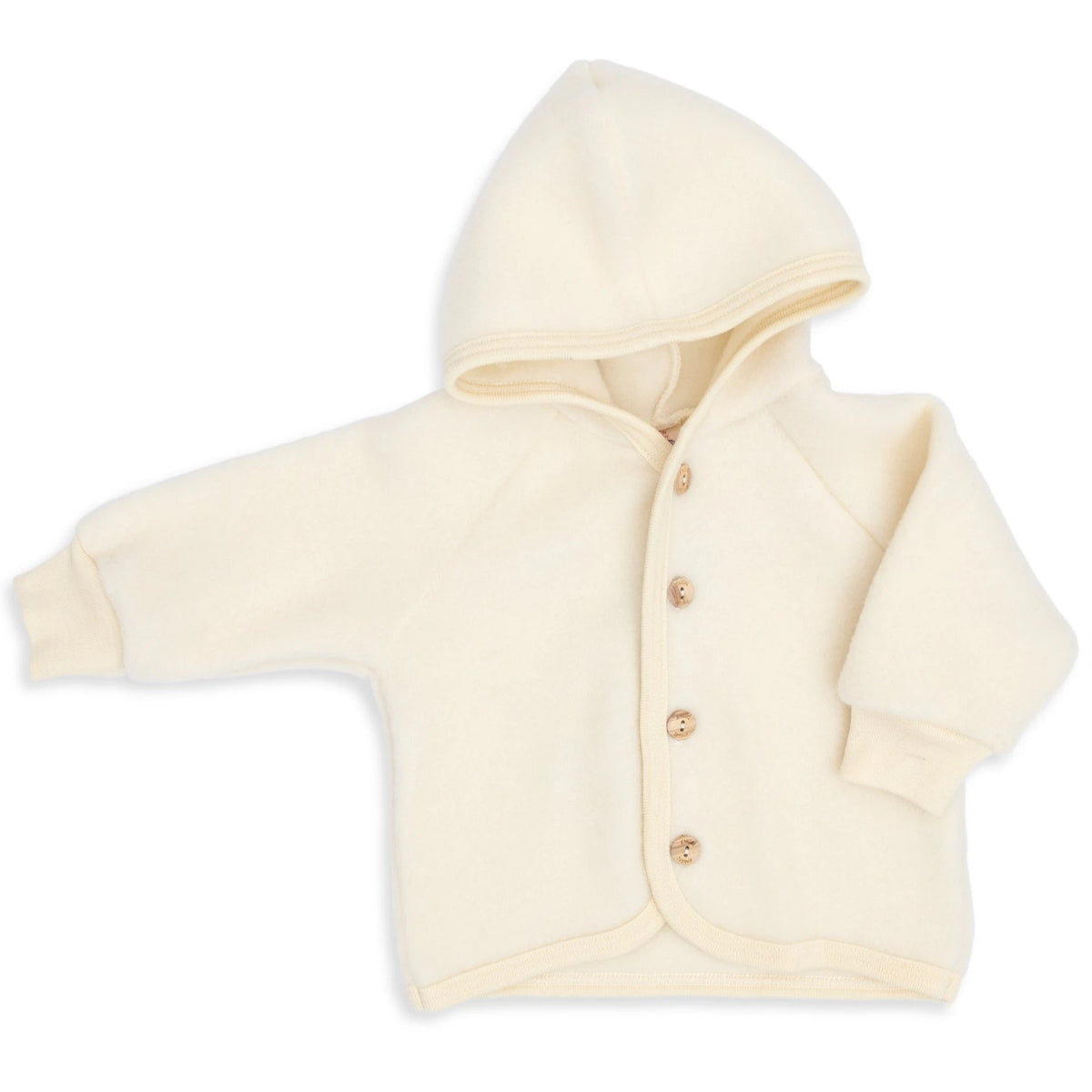 Engel babyjacka i ekologisk ullfleece, natur