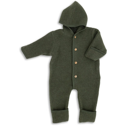 Ulloverall för baby från Engel, grön