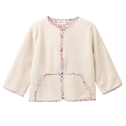 Fleecejacka för baby och barn i naturmaterial från People Wear Organic