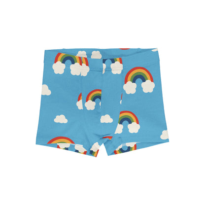 Ekologiska boxerkalsonger för pojke från Maxomorra med regnbågar