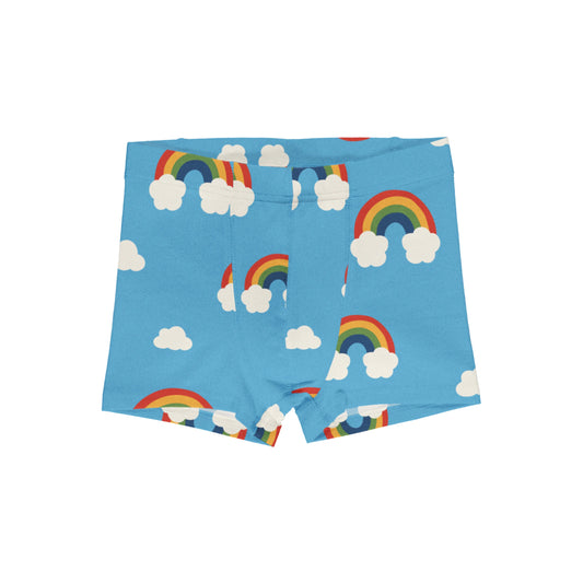 Ekologiska boxerkalsonger för pojke från Maxomorra med regnbågar