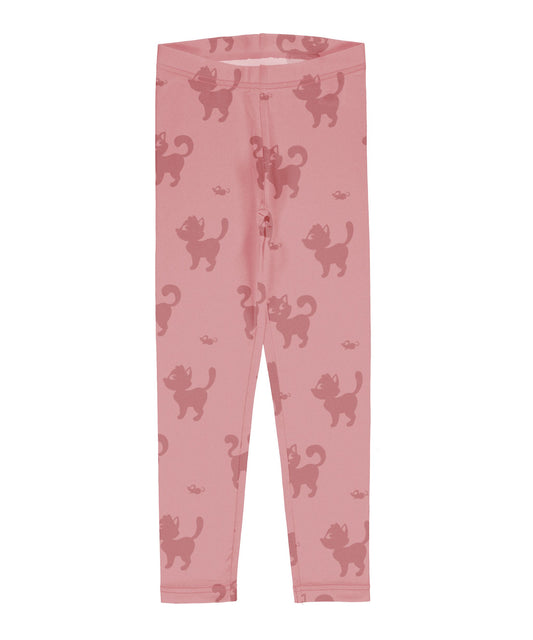 Ekologiska leggings för barn med katter från Maxomorra