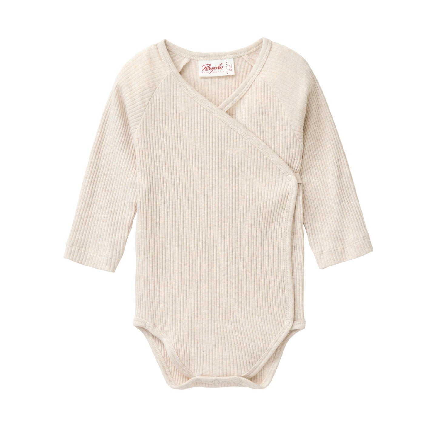 Ekologisk omlottbody från People Wear Organic, sandfärgad