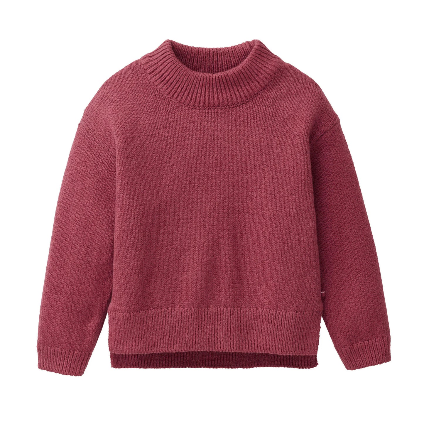 Ekologisk röd stickad tröja för barn från People Wear Organic