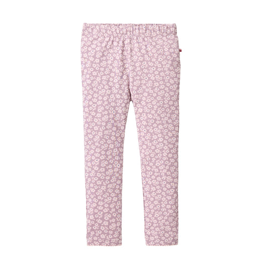 Ekologiska leggings för barn  i småblommig bomullstrikå från People Wear Organic