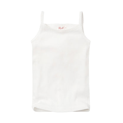 Ekologiskt linne för barn i vit pointelle från People Wear Organic